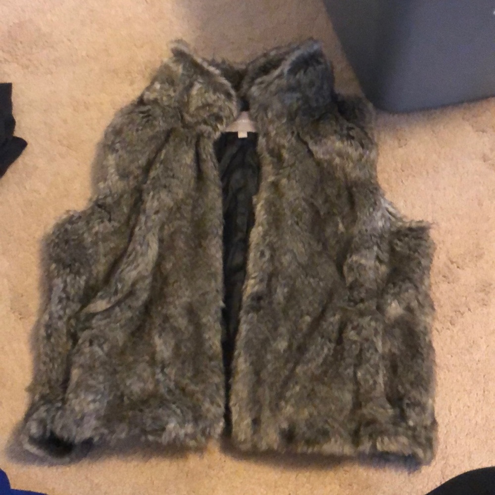 Banana republic fur vest
